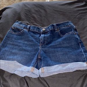 Denim shorts